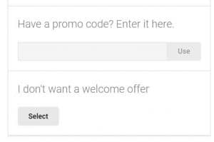 Enter the Unibet promo code Canada