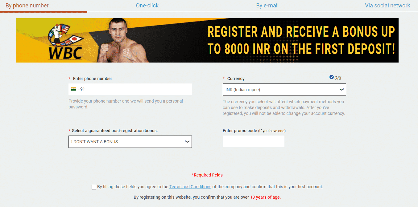 How to Register using the Melbet Promo Code