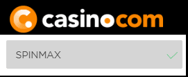 Casino promotion code